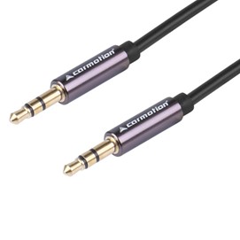 Kabel audio 300cm oplot z tworzywa TPE jack - jack (AUX 3.5mm)