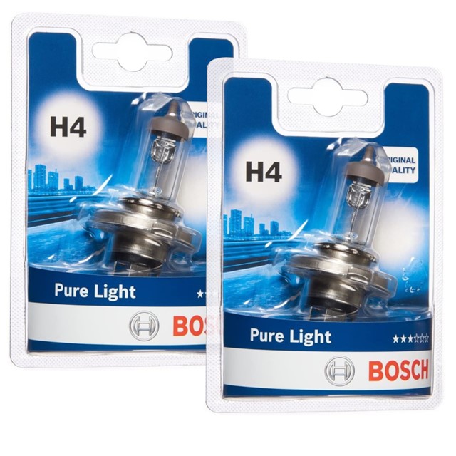 Żarówki H4 BOSCH Pure Light 12V 60/55W (2 sztuki)