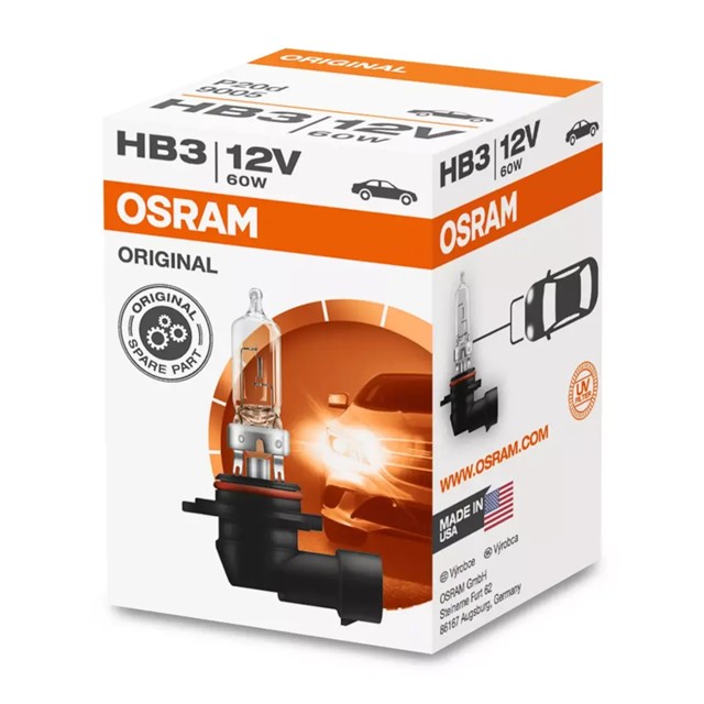 Żarówka HB3 9005 OSRAM Original P20d 12V 60W