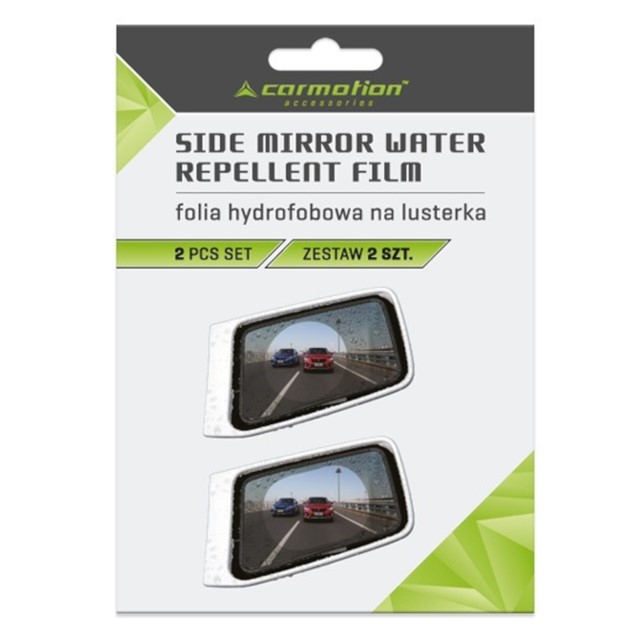 Folia hydrofobowa przeciwdeszczowa na lusterka okrągła FI 100 mm (2 szt.)