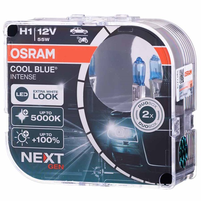Żarówki H1 OSRAM Cool Blue Intense Next Gen 12V 55W (5000K)