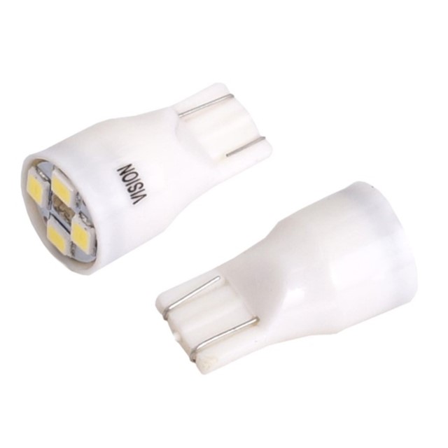 Żarówki LED T13 VISION W2.1x9.5d 12V 6x 3mm LED, biała, 2 szt.
