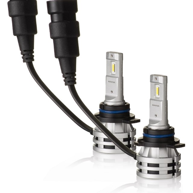 Żarówki LED HIR2 NARVA Range Performance LED 12/24V 24W (6500K) + żarówki LED W5W