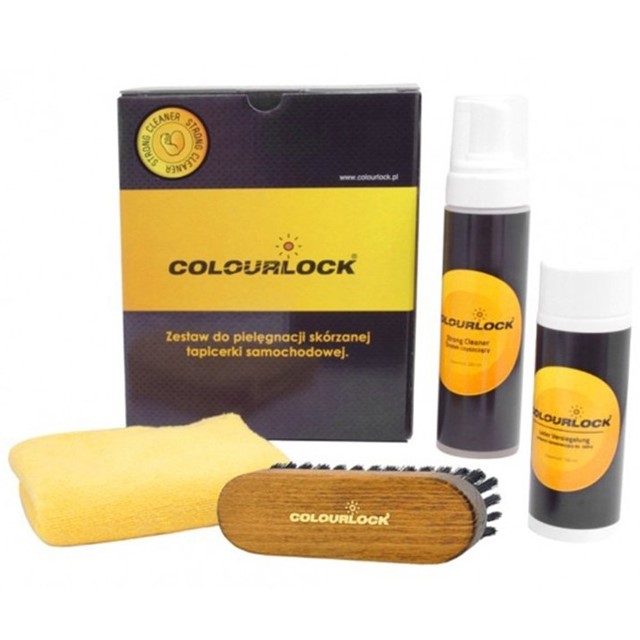 Zestaw do czyszczenia i zabezpieczania skóry COLOURLOCK Strong