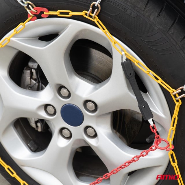 Łańcuchy śniegowe na koła AMiO KN-100 12mm do opon 215/45 R18