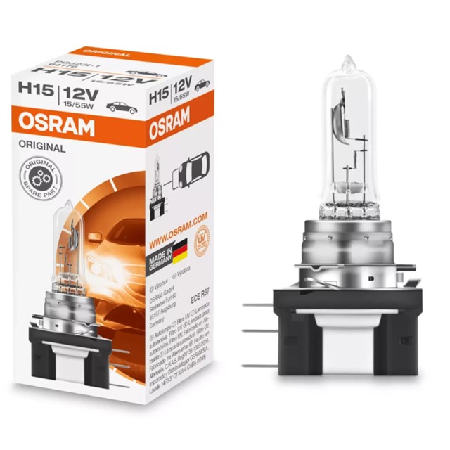 Żarówka H15 OSRAM Original PGJ23t-1 12V 15/55W