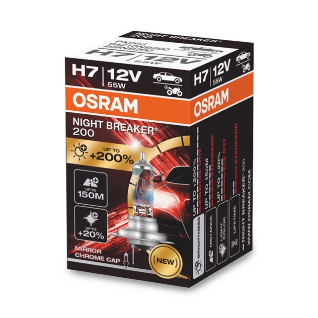 Żarówka H7 OSRAM Night Breaker 200 12V 55W