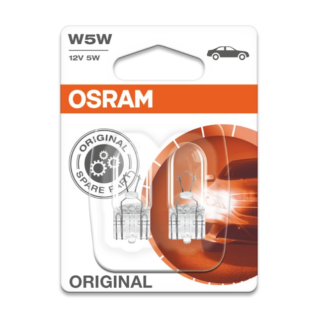 Żarówki W5W OSRAM Original T10 12V 5W