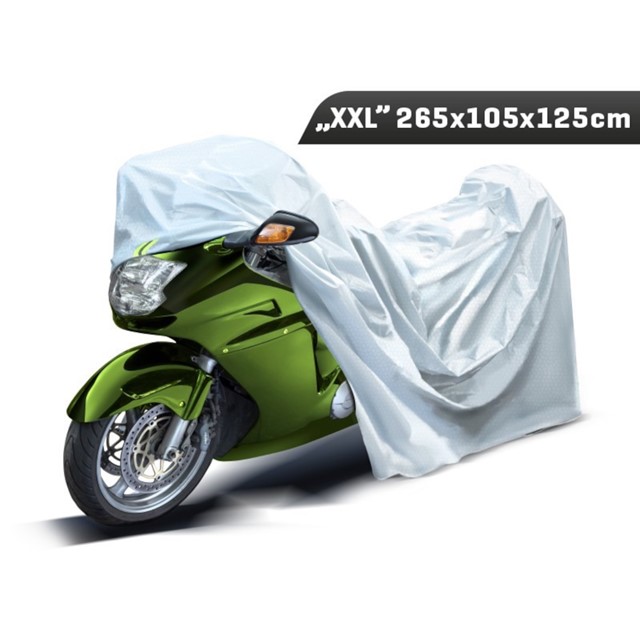 Pokrowiec na motocykl 265x105x125cm (rozmiar XXL, 3-warstwy)