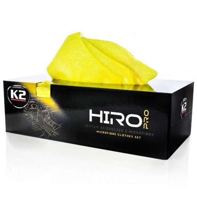 Zestaw ściereczek z mikrofibry K2 Hiro Pro (30x30cm, 30 szt.)