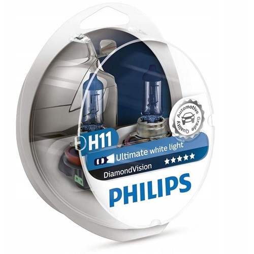 Żarówki H11 PHILIPS DiamondVision 12V 55W (5000K)