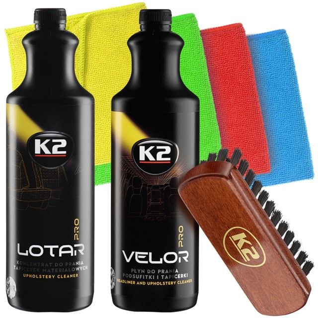 Zestaw kosmetyków K2 PRO do pielęgnacji tapicerki materiałowej w samochodzie #38
