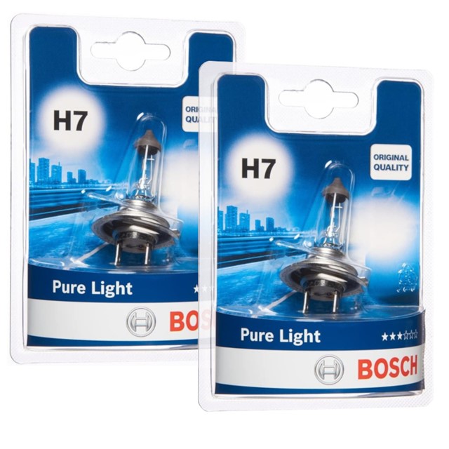 Żarówki H7 BOSCH Pure Light 12V 55W (2 sztuki)