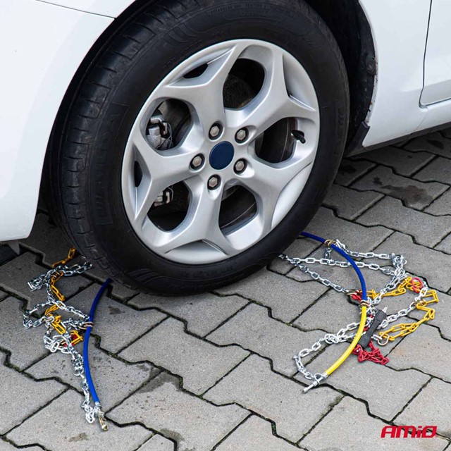 Łańcuchy śniegowe na koła AMiO KN-120 12mm do opon 215/55 R18