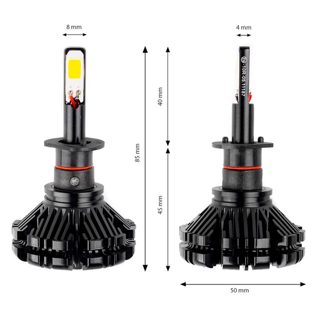 Żarówki LED AMIO LED headlight CX H1 12V 30W (6000K, 3000lm)