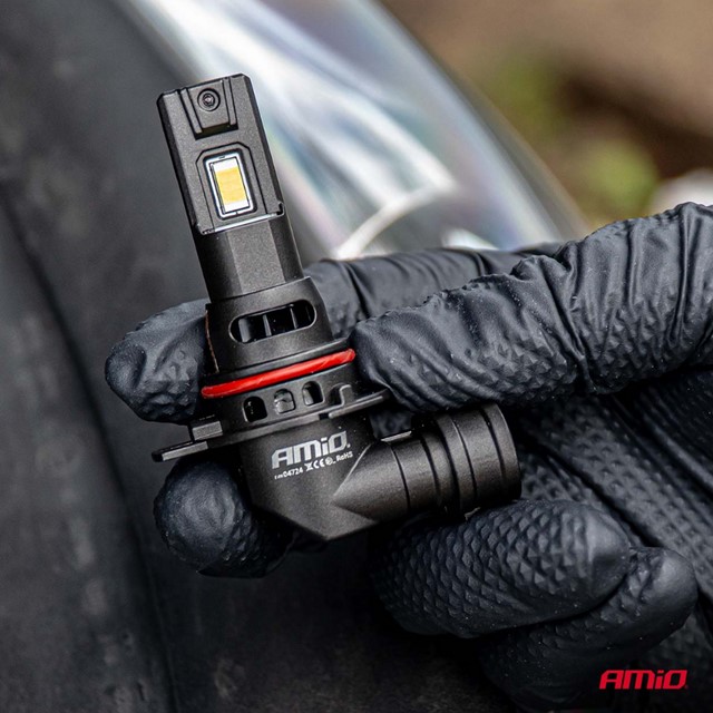 Żarówki LED HIR2 AMiO F25 PRO BLACK FULL CANBUS 12V 24V 68W (6000K, 7646lm, pełna zgodność z systemami CANBUS)