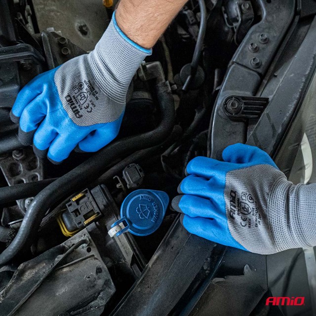 Rękawice ochronne poliestrowe powlekane pianą 3/4, rozmiar 11, 3131X, 4 sztuki