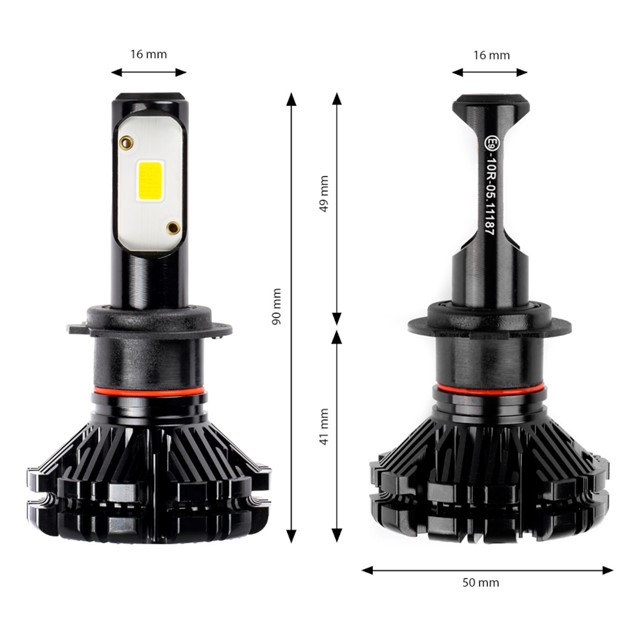Żarówki LED AMIO LED headlight CX H7 12V 30W (6000K, 3000lm)