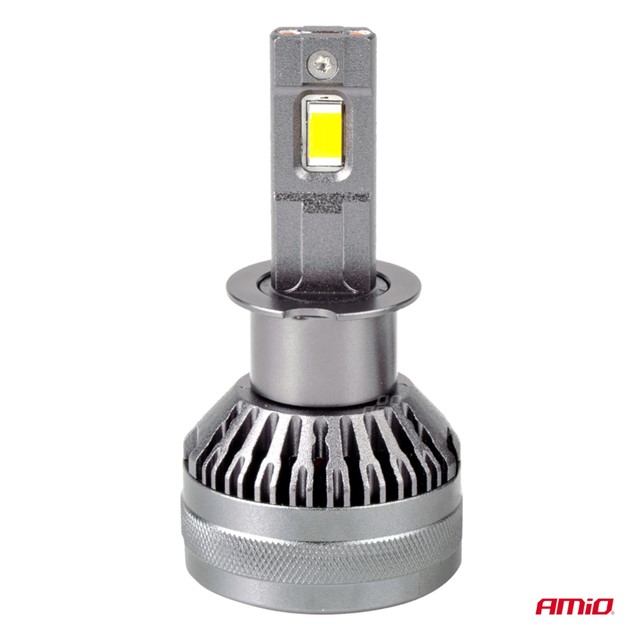 Żarówki LED H3 AMiO HP Full Canbus 12V 24V 50W (6500K, 4500lm)