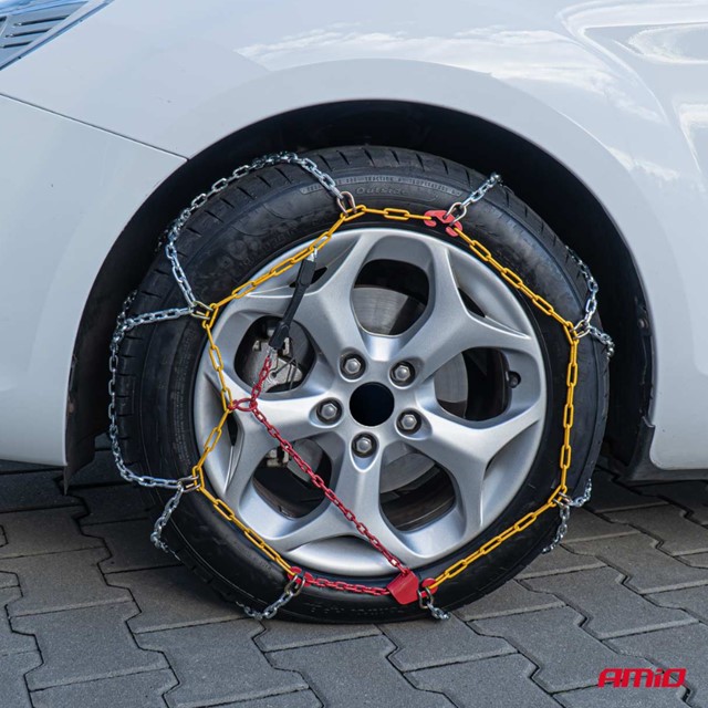Łańcuchy śniegowe na koła AMiO KN-130 12mm do opon 225/45 R19