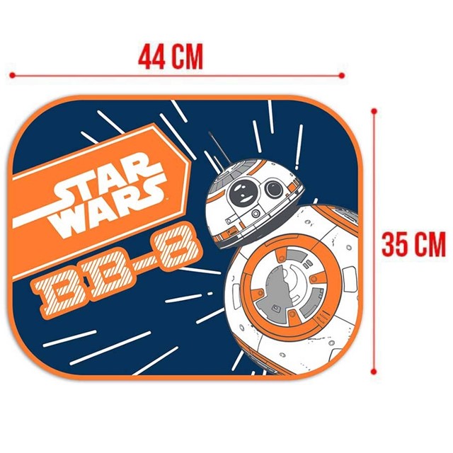 Osłonki przeciwsłoneczne na szyby DISNEY Star Wars BB8 44x35cm