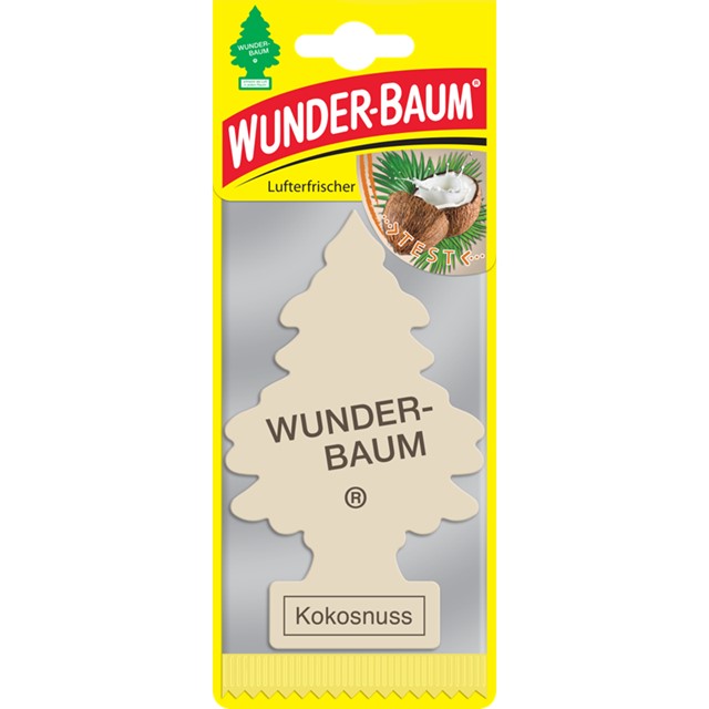 Zapach do samochodu WUNDER-BAUM Kokosnuss