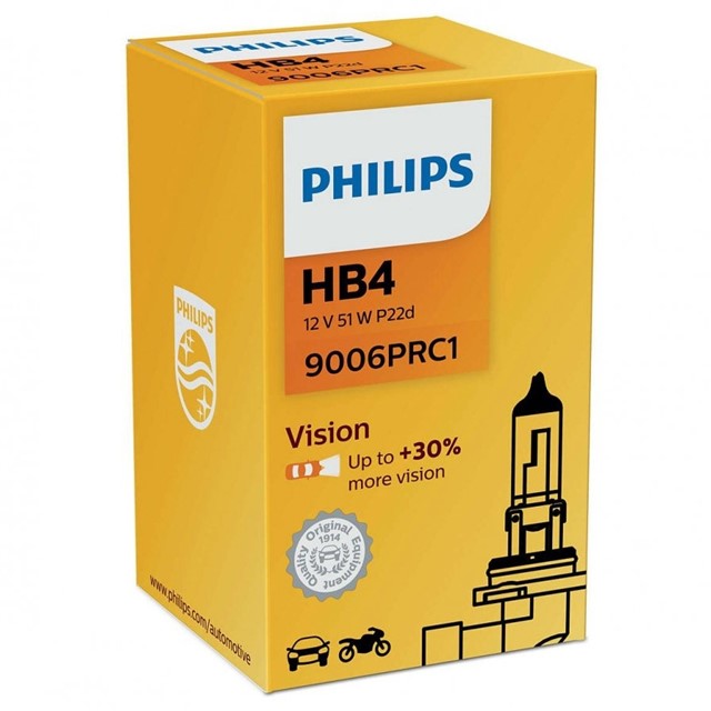 Żarówka HB4 PHILIPS Vision +30% 12V 51W