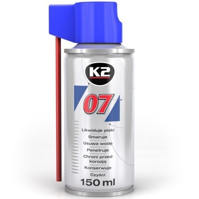 Produkt wielozadaniowy K2 07 150ml (likwiduje piski, smaruje, czyści, antykorozyjny)