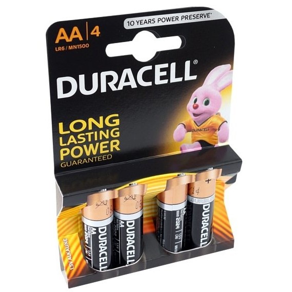 Duracell, LR06 AA baterie, 4 sztuki