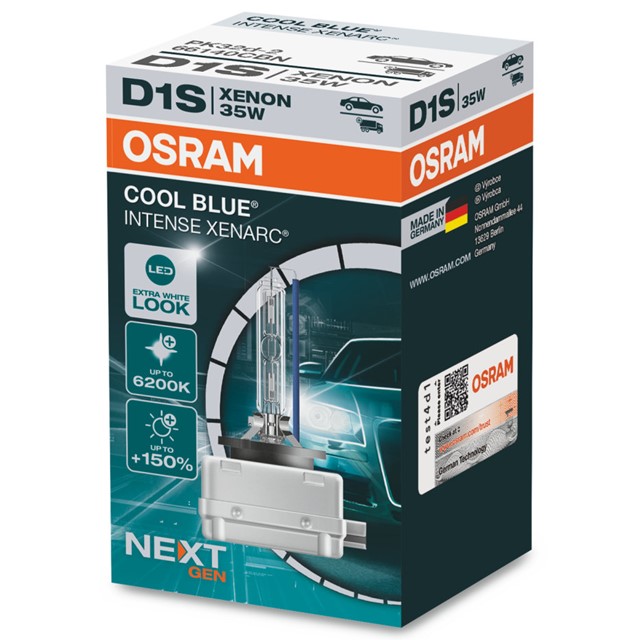 Żarnik D1S OSRAM Cool Blue Intense Xenarc Next Gen 85V 35W (6200K) - Nowa generacja