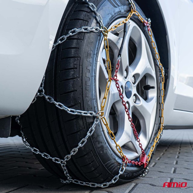 Łańcuchy śniegowe na koła AMiO KN-110 12mm do opon 225/50 R17