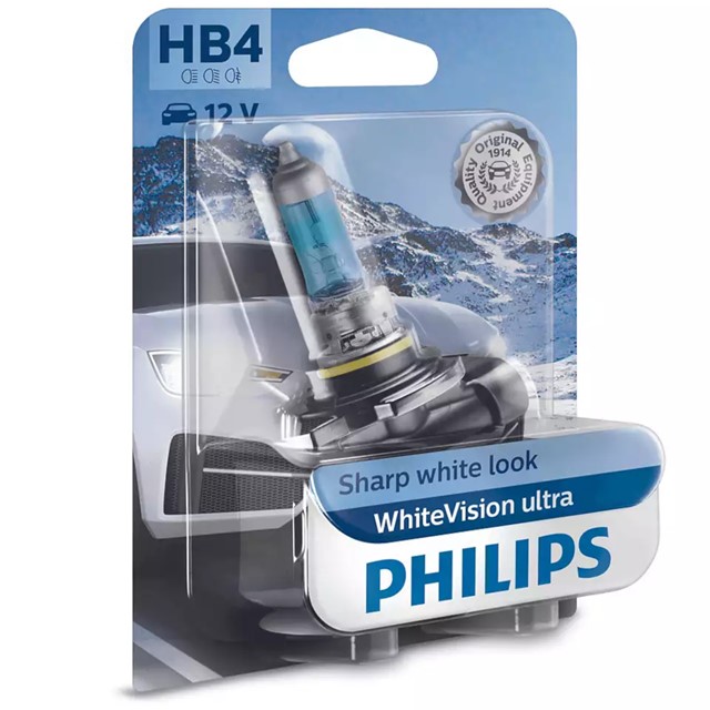 Żarówka HB4 PHILIPS WhiteVision ultra 12V 51W (4200K)
