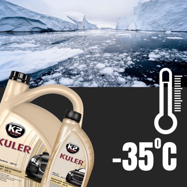 Płyn do chłodnic K2 Kuler (niebieski) -35°C 5L