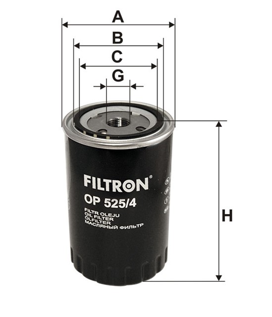 Filtr oleju FILTRON OP 525/4