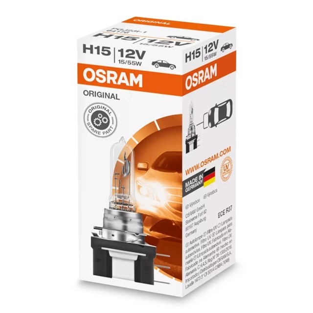 Żarówka H15 OSRAM Original PGJ23t-1 12V 15/55W