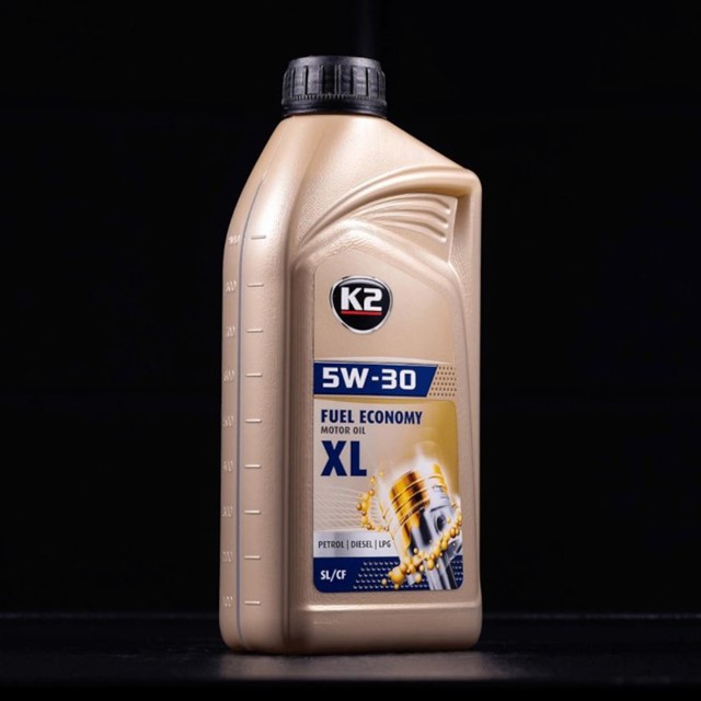 Olej 5W30 K2 Texar XL 1L API SL/CF (syntetyczny, PB ON LPG)