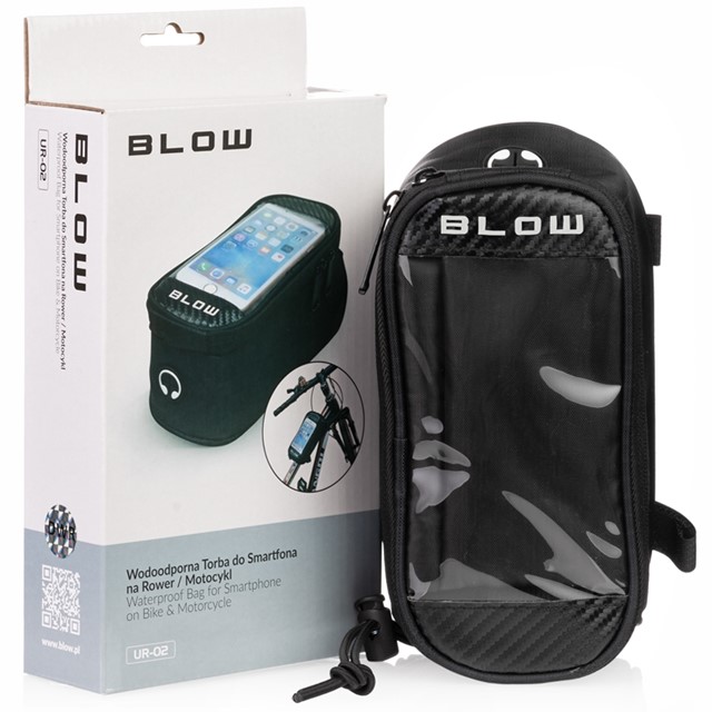 Uchwyt na telefon do roweru BLOW UR-02 (wodoodporny)