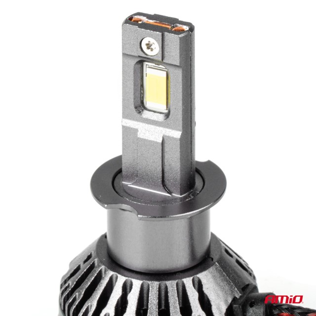 Żarówki LED H3 AMiO HP Full Canbus 12V 24V 50W (6500K, 4500lm)