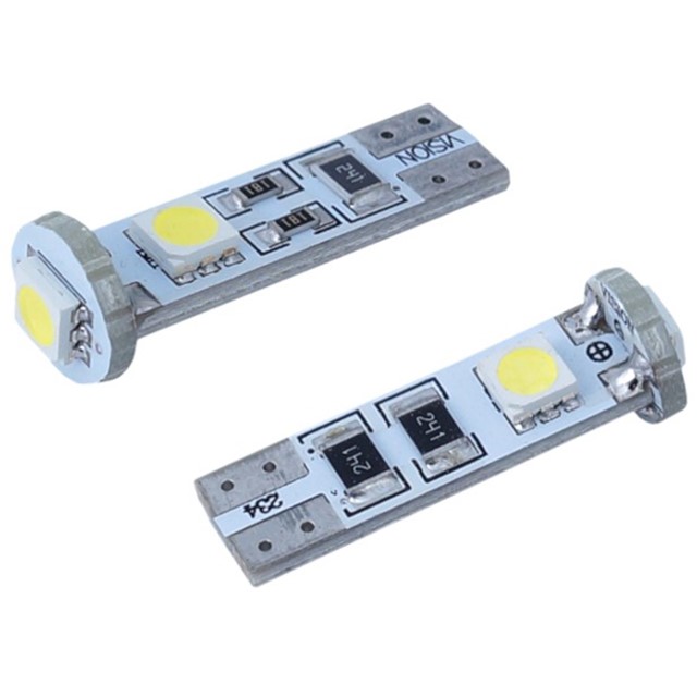 Żarówki LED VISION W5W T10 12V 3xSMD (canbus)