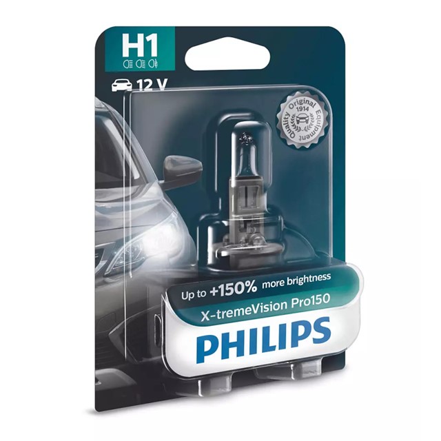 Żarówka H1 PHILIPS X-tremeVision Pro150 12V 55W