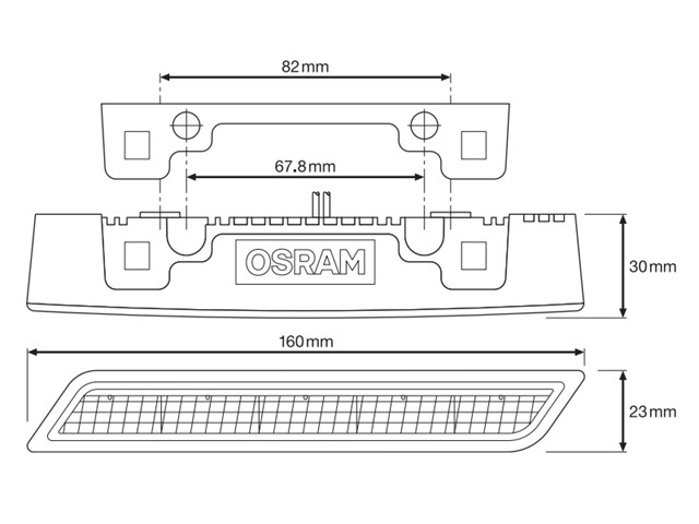 Światła do jazdy dziennej LED OSRAM LEDriving®  (5200K)