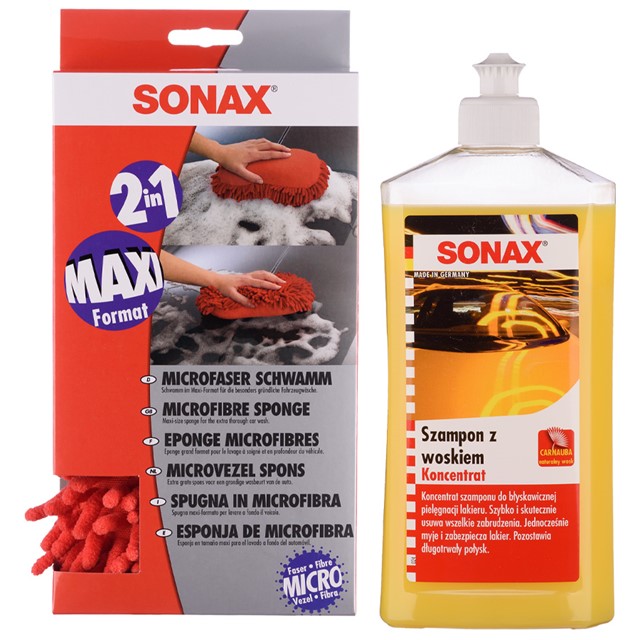 Zestaw kosmetyków SONAX do pielęgnacji karoserii + kuferek #7