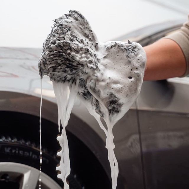 Delikatna gąbka do mycia samochodu z mikrofibrą K2 Wash Pad Pro