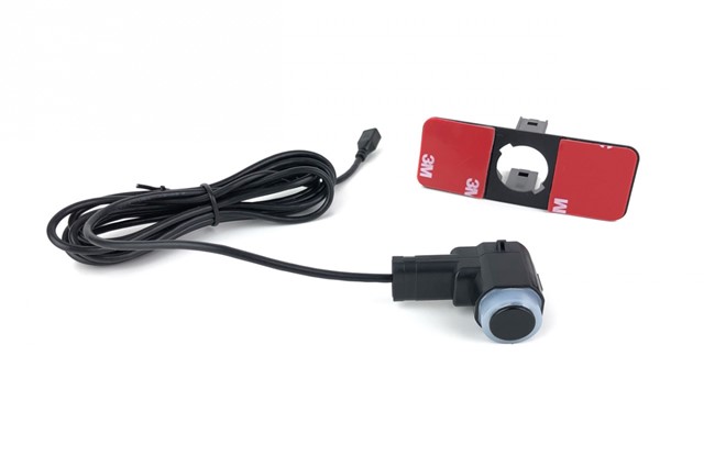 Czujniki parkowania na tył z wyświetlaczem i buzzerem AMIO 14/16,5mm (wewnętrzne, czarne)