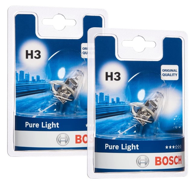 Żarówki H3 BOSCH Pure Light 12V 55W (2 sztuki)