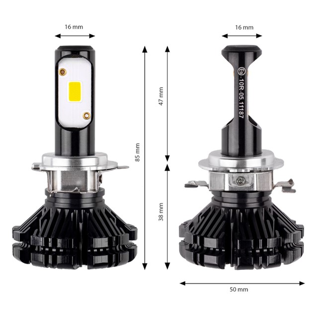 Żarówki LED AMIO LED headlight CX H7-1 12V 30W (6000K, 3000lm)