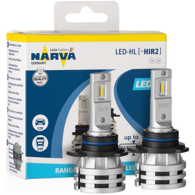 Żarówki LED HIR2 NARVA Range Performance LED 12/24V 24W (6500K) - sklep