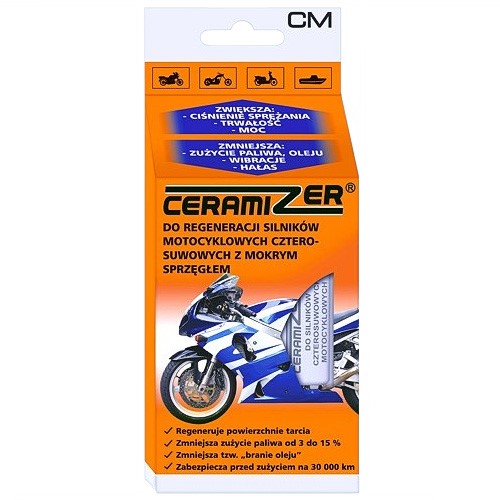 Ceramizer do silników motocyklowych czterosuwowych z mokrym sprzęgłem (CERAMIZER CM)