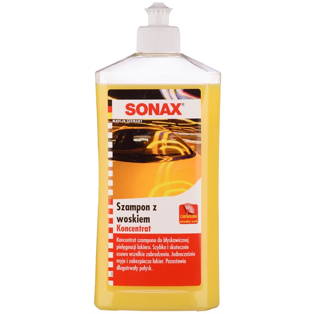 Szampon samochodowy z woskiem SONAX 500ml (koncentrat)