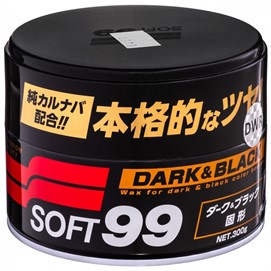 Wosk samochodowy SOFT99 Dark & Black Wax (do ciemnych lakierów)